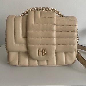 Henri Bendel Quilted Leather Cross Body Bag